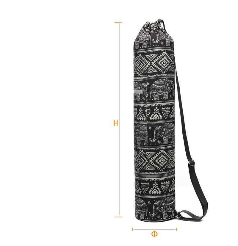 (Copy) Canvas Yoga Bag 6MM Yoga Mat Shoulder Bag