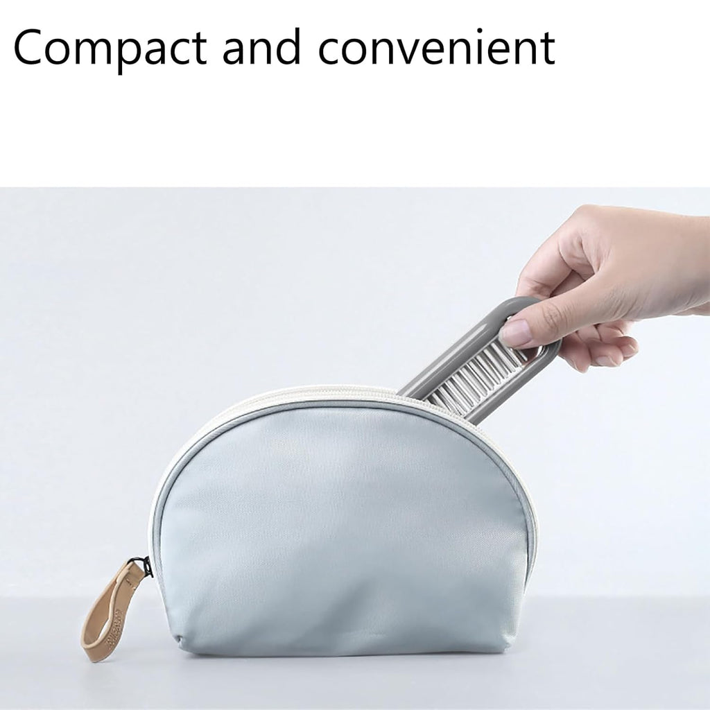 Foldable Brush For Pets, Portable Travel Pets Brush, Soft Toothed Pet Comb Puppy Brush